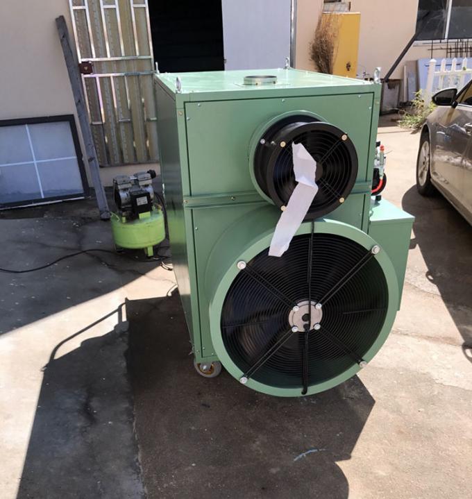 400000 Btu / H Απόδοση Θερμαντήρας καύσης αποβλήτων πετρελαίου 1000 - 1200 τετραγωνικά μέτρα Θερμαντική έκταση 0